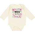 thumbnail image 3 of Inktastic NICU Graduate-Flowers Boys or Girls Long Sleeve Baby Bodysuit, 3 of 5