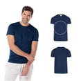 thumbnail image 3 of Playera Cuello Redondo para Caballero, Color Marino, Talla Grande, 100% Poliéster. Yazbek C1302, 3 of 3