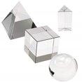 thumbnail image 1 of Crystal Photography Prism Set Portable 4PCS Teaching Prism Set Optical Pyramid, 1 of 1