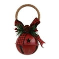 thumbnail image 2 of Adorno Colgante Para árbol De Navidad, Estilo Rústico, Para Puerta De Compromiso, Campana De Navidad, 8,5 X 8,5 X 17 Cm, 1 Unidad 85 x 85 x 17 cm, 2 of 10