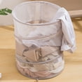 thumbnail image 3 of Conteneur de Rangement pour Chapeaux sous le Berceau Tiroir Dortoir Rangement de Chaussures avec Couvercles Conteneurs de Rangement sous le Lit Roues Pliables Panier à Linge Pliable, 3 of 3