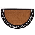 thumbnail image 1 of Home & More 100102436NP Ornate Scroll Doormat, 2` x 3`, Natural/Black, 1 of 1