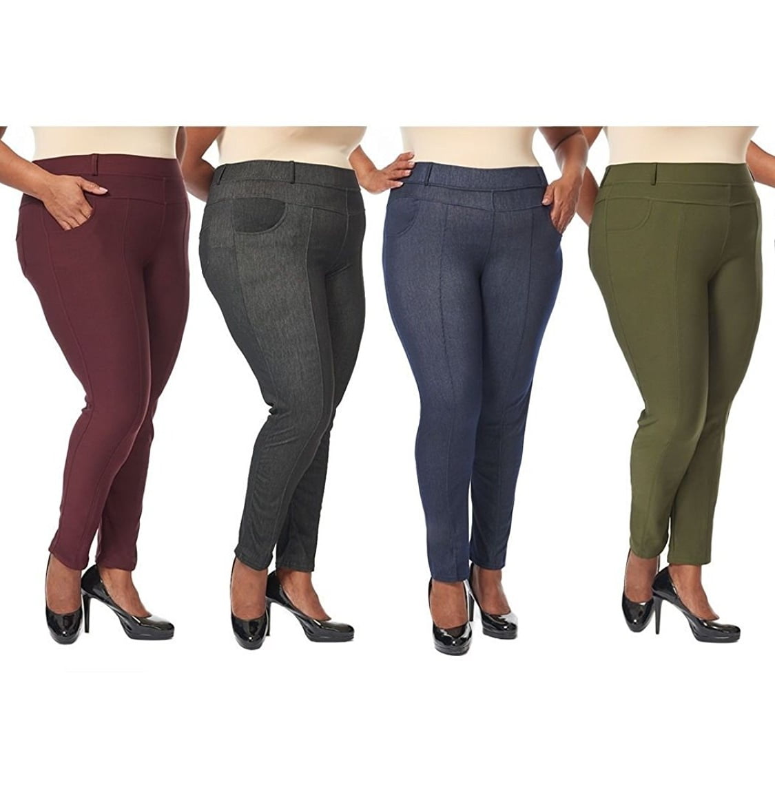 plus size jean jogger pants