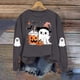 thumbnail image 5 of Ailaofu Halloween Cute Sweatshirt For Women Long Sleeve Pullover Graphic Basic Tops Casual Fall Fashion Sweatshirts, 5 of 7