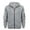 Gray, variant on safuny Men's Outwear Zipper Stand Collar Pullover Long Sleeve Tops Workout Fall Winter Hoodie Sweatshirts with Pockets Big&Tall Fashion Casual Loose Shirts Blue M