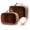 Nude, variant on Clear Makeup Bag - Travel Cosmetic Bag w/Clear Transparent Front-3 pcs-Nude