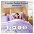 thumbnail image 6 of Lavender Duvet Cover Queen Size - Soft Double Brushed Queen Duvet Cover Set, 3 Piece, with Button Closure, 1 Duvet Cover 90x90 inches and 2 Pillow Shams, 6 of 9