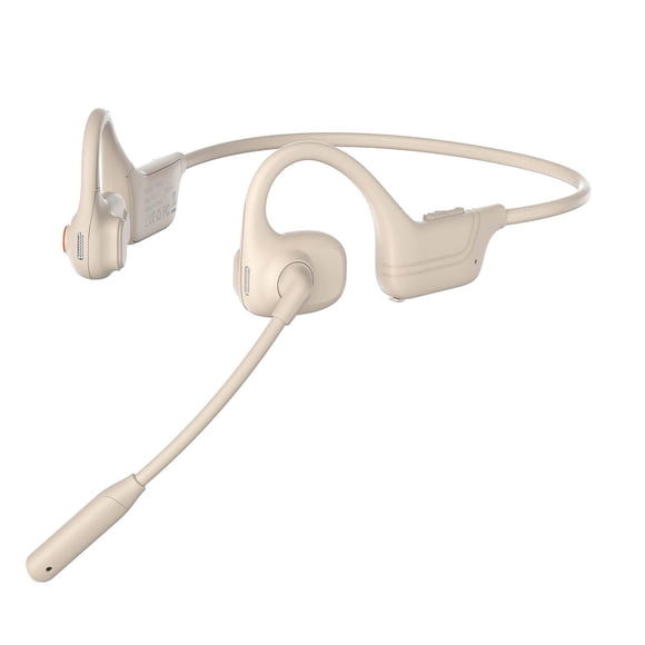 Auriculares abiertos Auriculares inalámbricos Cancelación de ruido Pantalla LED digital Comodidad Blanco