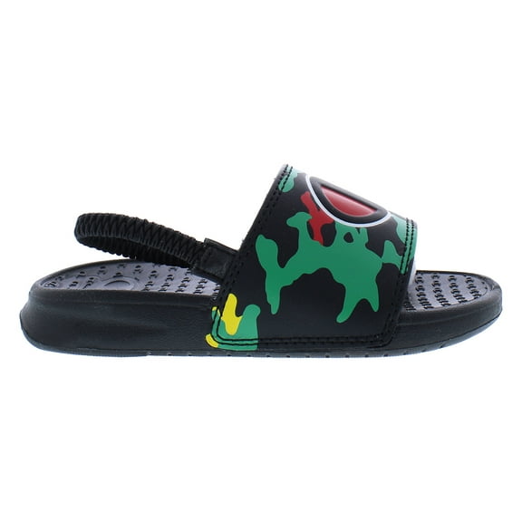 Champion Super Camouflage Slide Infant/Toddler Shoes Size 8, Color: Reggae/Multi-Colored