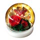 thumbnail image 1 of Decoración de flores eternas, cubierta de cristal con muñeco de cervatillo rosa con luz, regalo de cumpleaños, regalo de vacaciones para familiares y amigos, 1 of 5