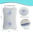 thumbnail image 4 of Almohadas de baño Rasenoo para bañera, bañera de hidromasaje con ventosas, 4 of 6