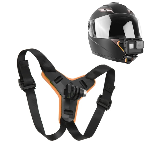 Montura de Barbilla para Casco de Motocicleta Soporte de Fijación para Barbilla de Casco de Motocicleta para /7/6/5 Correas Ajustables Accesorios para Cámara de Acción ANGGREK Otros