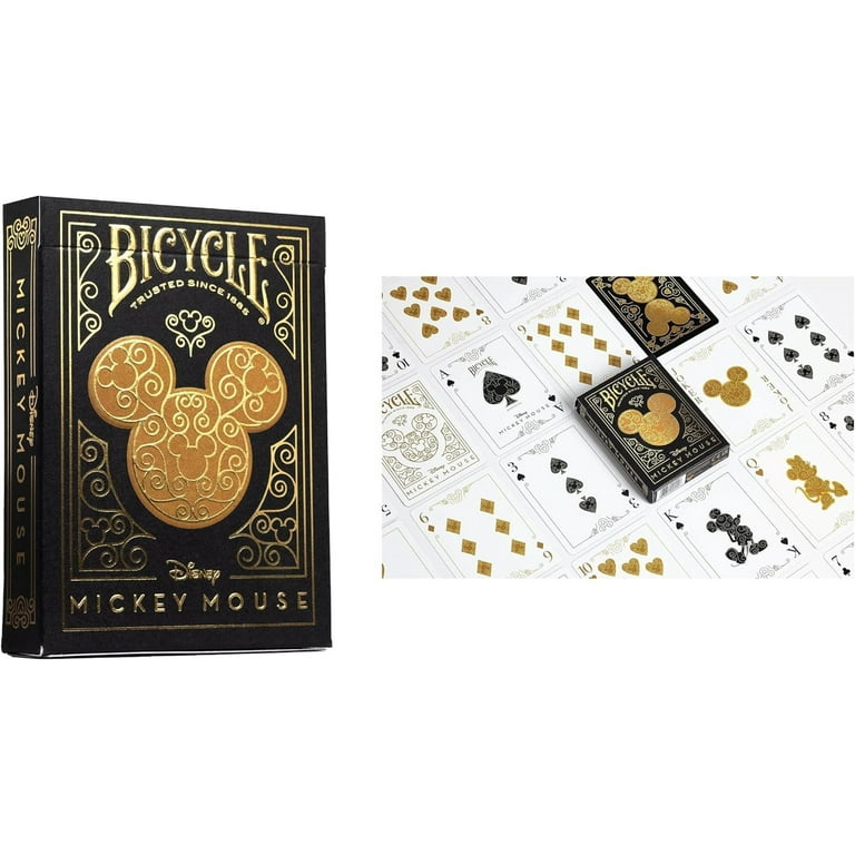 Disney Collector's Bundle: 6 Decks Bicycle Playing Cards - Black