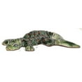 thumbnail image 3 of Tiny Green Peacock Garden Ceramic Lizard, 3 of 3
