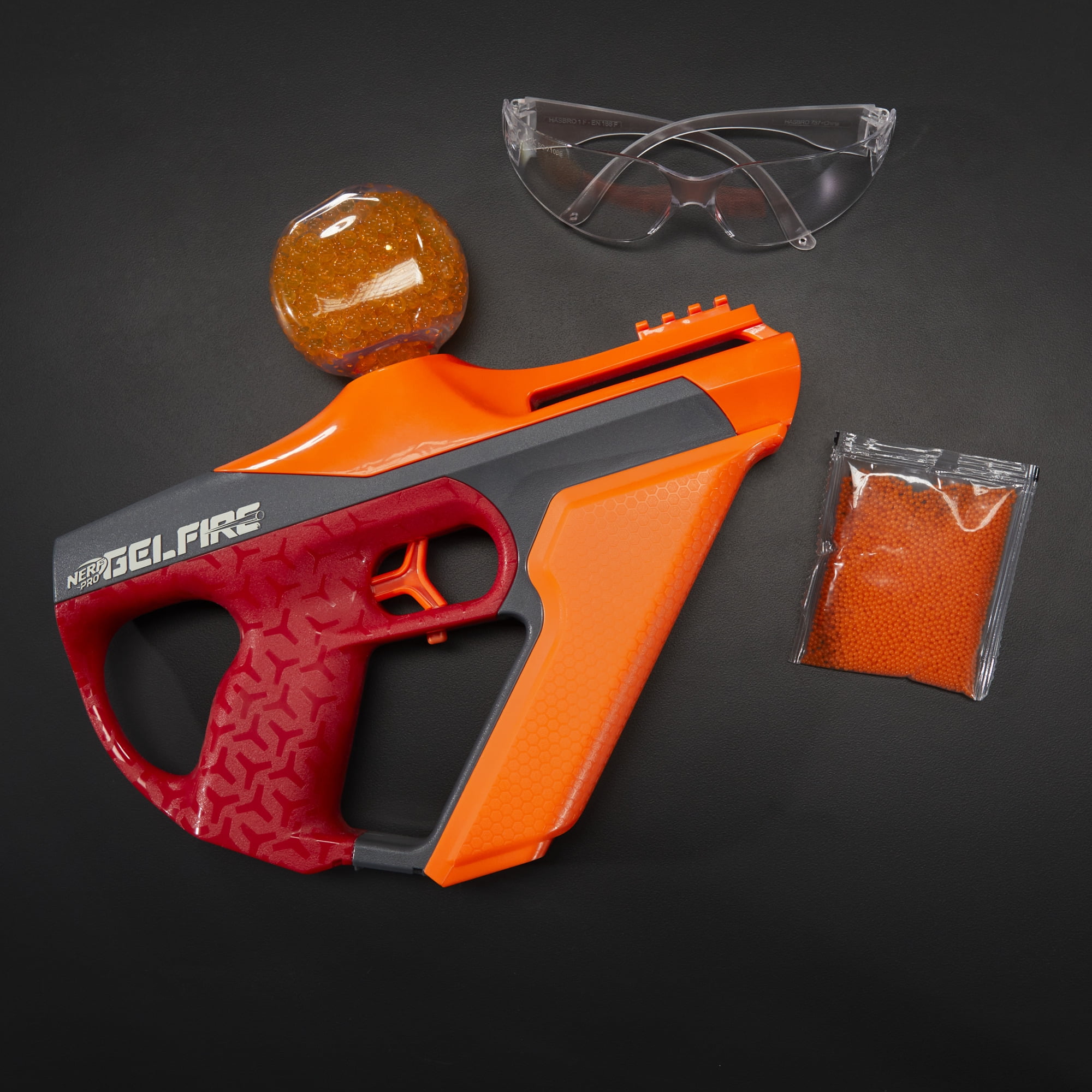 Nerf Pro Gelfire Mythic Blaster entièrement automatique et 10 000 cartouches Gelfire, trémie ronde 800, batterie rechargeable, lunettes, à partir de 14 ans Nerf Pro Gelfire Mythic Blaster entièrement automatique et 10 000 cartouches Gelfire, trémie ronde 800, batterie rechargeable, lunettes, à partir de 14 ans