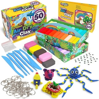 Playkidiz Art Modeling Clay 12 Colors, Beginners Pack 220 Grams, STEM  Educational DIY Molding Set, at Home Crafts for Kids 