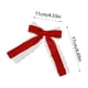 thumbnail image 3 of onlyliua Promoción de Temporada Lazo de Terciopelo de Navidad con Encaje para Árbol de Navidad, Decoración de Corona Navideña, Lazo para Disfrazarse de Fiesta Navideña, Horquilla para El Pelo, 3 of 6