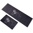 thumbnail image 1 of 2 uds corredores de cocina lavables antideslizantes tapete de cocina tapete de cocina alfombra lavable tapete de cocina juego de tapetes de baño (gris) Xemadio MZQ-0325, 1 of 4