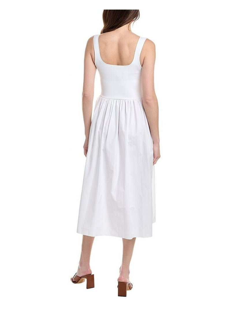 white mini dress square neck Shona Joy Otis Square Neck Mini Dress in Baby Blue
