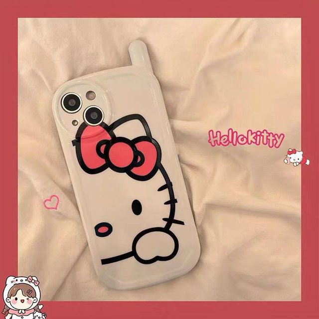 Funda De Teléfono Big Face KT Cat Adecuada Para iphone13promax/12/11/XR/XS/XSMAX/7/8PLUS-DINUO
