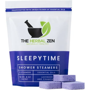 Lavender Shower Steamers Aromatherapy with Essential Oils - Made in the USA Shower Bombs - Shower Bomb Aromatherapy - Relaxing Gifts for Women - Spa Day Gifts - Self Care Gift - Sleepytime Shower