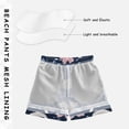thumbnail image 5 of Kids' Beach Pants Comfortable Swim Trunks Swans and Pink Bows Shorts for Pool Vacation and Lounge Wear X-Large, 5 of 8