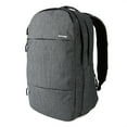 thumbnail image 6 of Incase City Backpack - 24L Main Storage Compartment with 16" Faux Fur Laptop Pocket, Front Organizational Pocket, Quick Access Pocket, Everyday Tech Backpack - Gunmetal Grey, 6 of 6