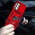 thumbnail image 3 of For Samsung Galaxy A23 5G Case with Stand, Camera Lens Protection & 360° Rotate Ring Kickstand, Shockproof Edge Bumper Cover ,Xpm Phone Case [ Red ], 3 of 10