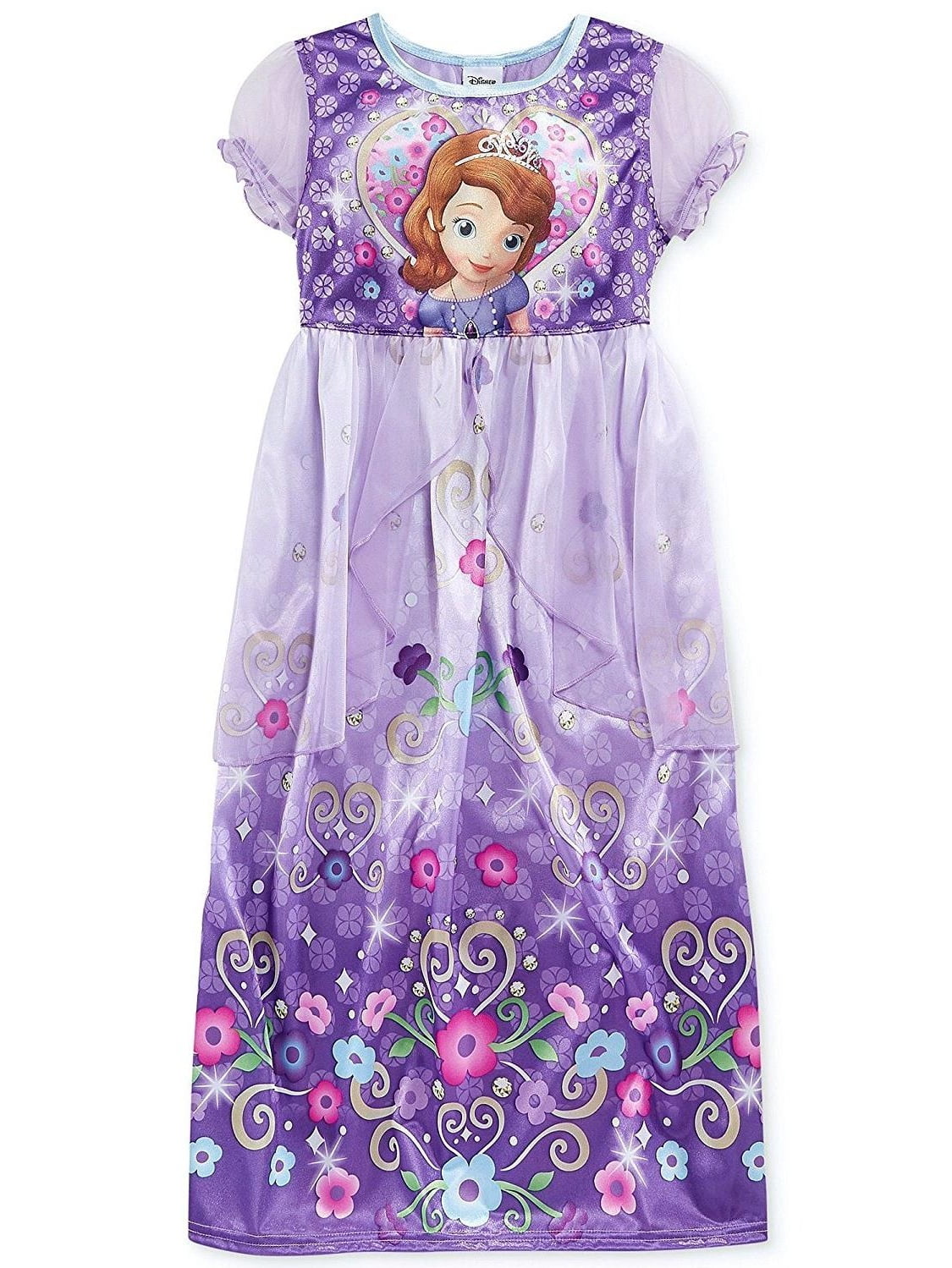 disney sofia the first nightgown
