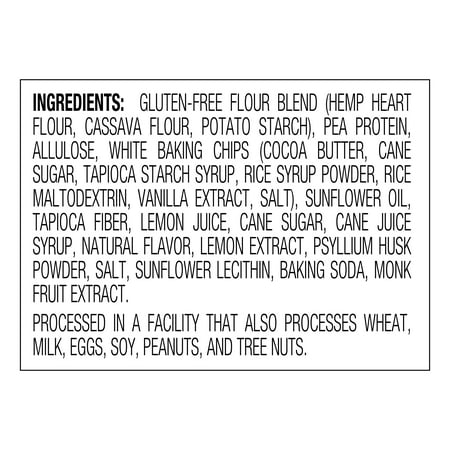 Tone It Up Plant Based Protein Cookies, Lemon Blondie, 10g Protein, 4 Count