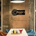 thumbnail image 3 of Craftnamesign Custom Pizzeria Metal Wall Art LED Light, Pizza Sign, Pizza Restaurant Decor, 3 of 5
