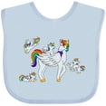 thumbnail image 3 of Inktastic Cute Unicorn Family Boys or Girls Baby Bib, 3 of 4
