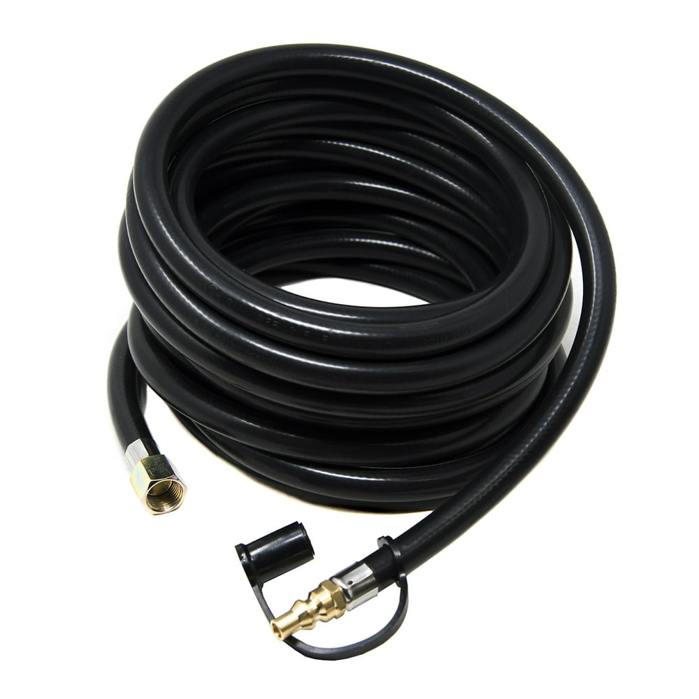 GasOne 24 ft 3/8 Flare Propane Quick Connect Hose, RV Quick Connect