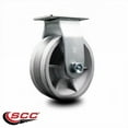 thumbnail image 2 of 5 Inch V-Groove Semi Steel Cast Iron Wheel Rigid Caster with Ball Bearing SCC, 2 of 2