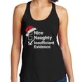 thumbnail image 2 of Insufficient Evidence Tank Top Fitted Racerback Women's Large Black, 2 of 5