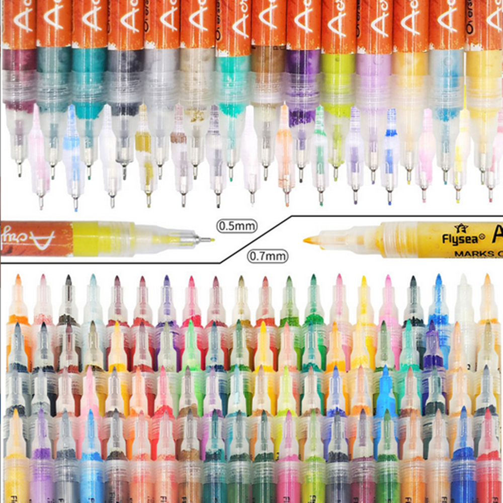 Nail Art Graffiti Pen Paint Markers Pens Set Art Marker Fineliner