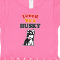 thumbnail image 3 of Inktastic Siberian Husky Dog Puppy Gift Baby Girl Dress, 3 of 4