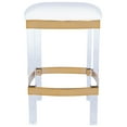 thumbnail image 4 of Acrylic and Polished Gold Counter Stool, 4 of 7