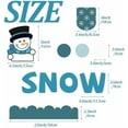 thumbnail image 3 of 91 Pieces Winter Bulletin Board Decorations with 100 Glue Point Dots Assorted Snowman Snowflakes Cartoon Accents Cutouts for Bulletin Board Classroom Decoration School Home Holiday Party$$Office, 3 of 8