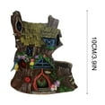 thumbnail image 3 of RBCKVXZ Fairy Garden House Outdoor, Wooden Garden Decor Outdoor Statues Garden Cottage Yard Decor Porch Lawn Ornaments Gifts for Mom, 3.9", 3 of 5