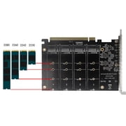 CSYANXING High Speed NVMe SSD Adapter Card With 4 Disk Soft RAID And PCIE 3 0 4 0 Support For Data Centers