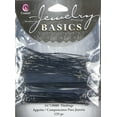 thumbnail image 2 of Jewelry Basics Metal Findings 135/Pkg-Gunmetal Head & Eye Pins, Pk 3, Cousin, 2 of 2