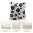 thumbnail image 4 of Autua Circles Theme Graphic Decorative Pillow Cover for Home Couch Living Room Sofa, Printed on Both Sides, 1PC 22x22in, 4 of 5