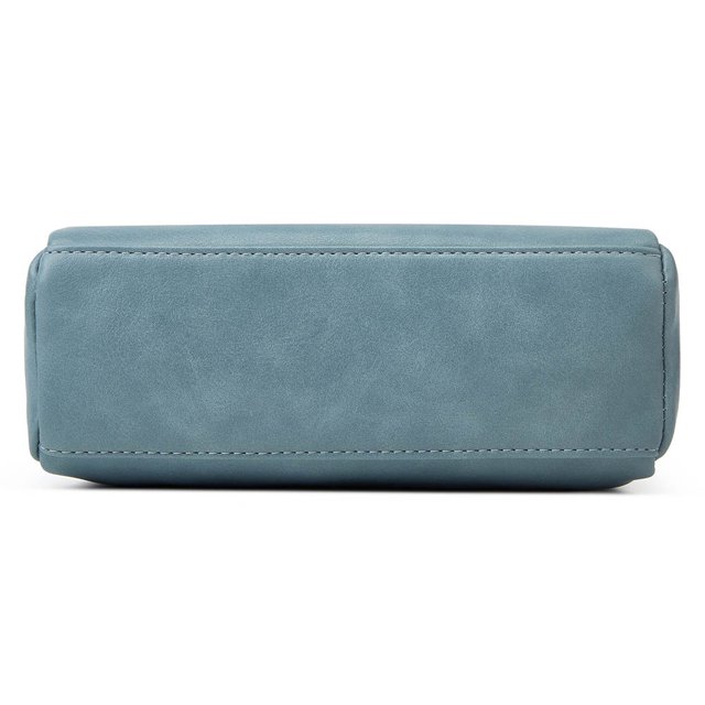 Bolsa de hombro Bolsas cruzados de moda Cuero de PU impermeable para el trabajo (Azul claro) Hugtrwg Para Estrenar