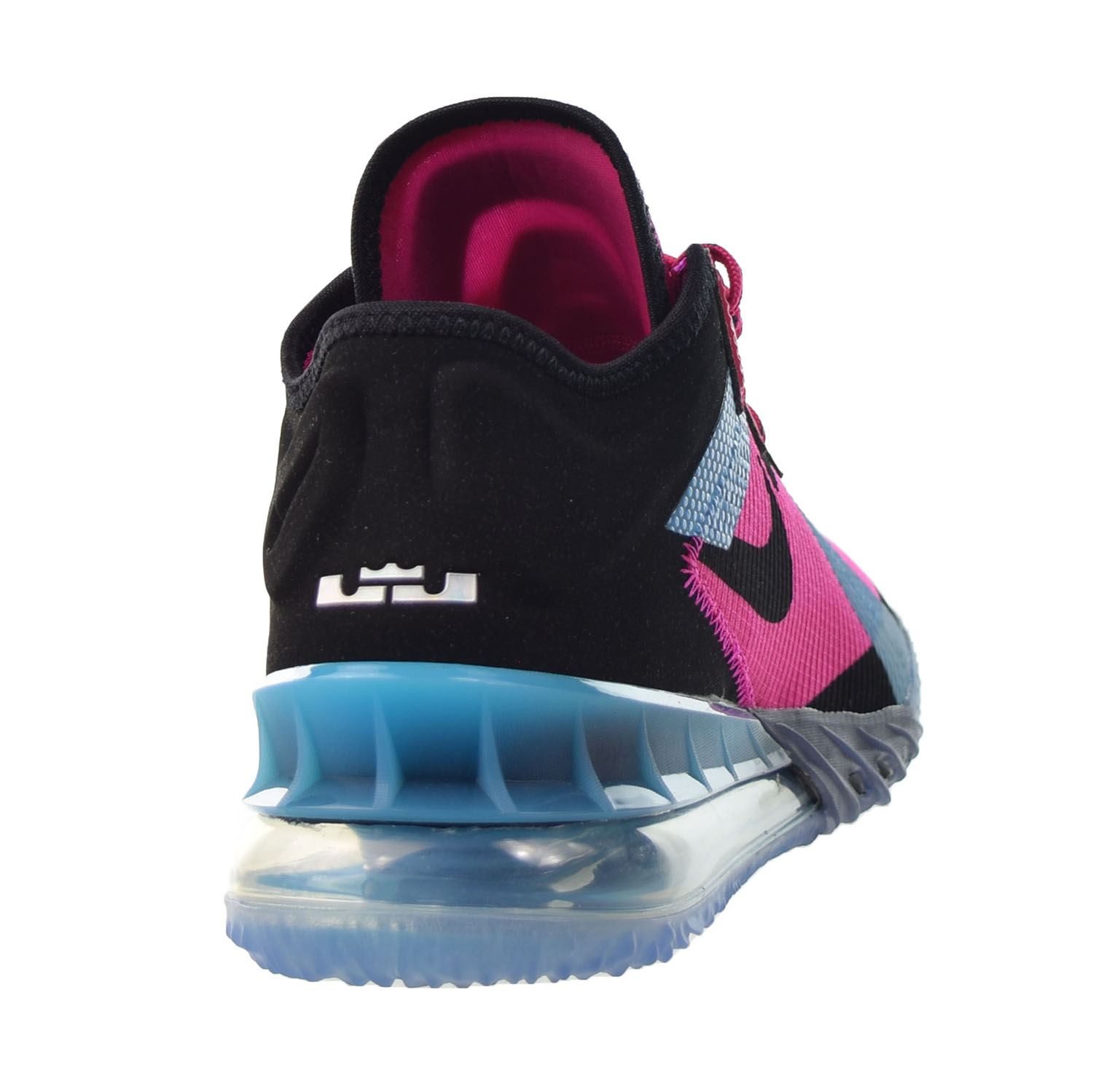 Men's Nike Lebron XVIII Low "Neon Light" Fireberry/Blk-Lt Blue Fury (CV7562 600) - 8 - image 3 of 6