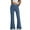 2# Sky Blue, variant on Womens Yoga Pants with Pockets No Front Seam High Waisted Flare Leggings Bell Bottom Yoga Dress Pants Seamless Bootcut Pants Gray S