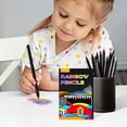 thumbnail image 5 of 12 Large Rainbow Colored Pencils for Drawing Sketching and Coloring - Art Supplies for Adults and Children 12PCS, 5 of 9