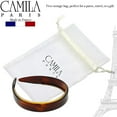 thumbnail image 4 of Camila Paris CP3382 French Fashion Headband for Women, Very Flexible with Teeth for Strong Hold Grip, Women's Hairband, No Slip Durable Styling Girls Hair Accessories, Made in France with Cellulose, 4 of 20