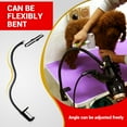 thumbnail image 4 of Dog Blow Dryer Holder, 23.6in Adjustable 360 Degree Rotation Flexible Pet Grooming Table Stand  for Tabletop, 4 of 7