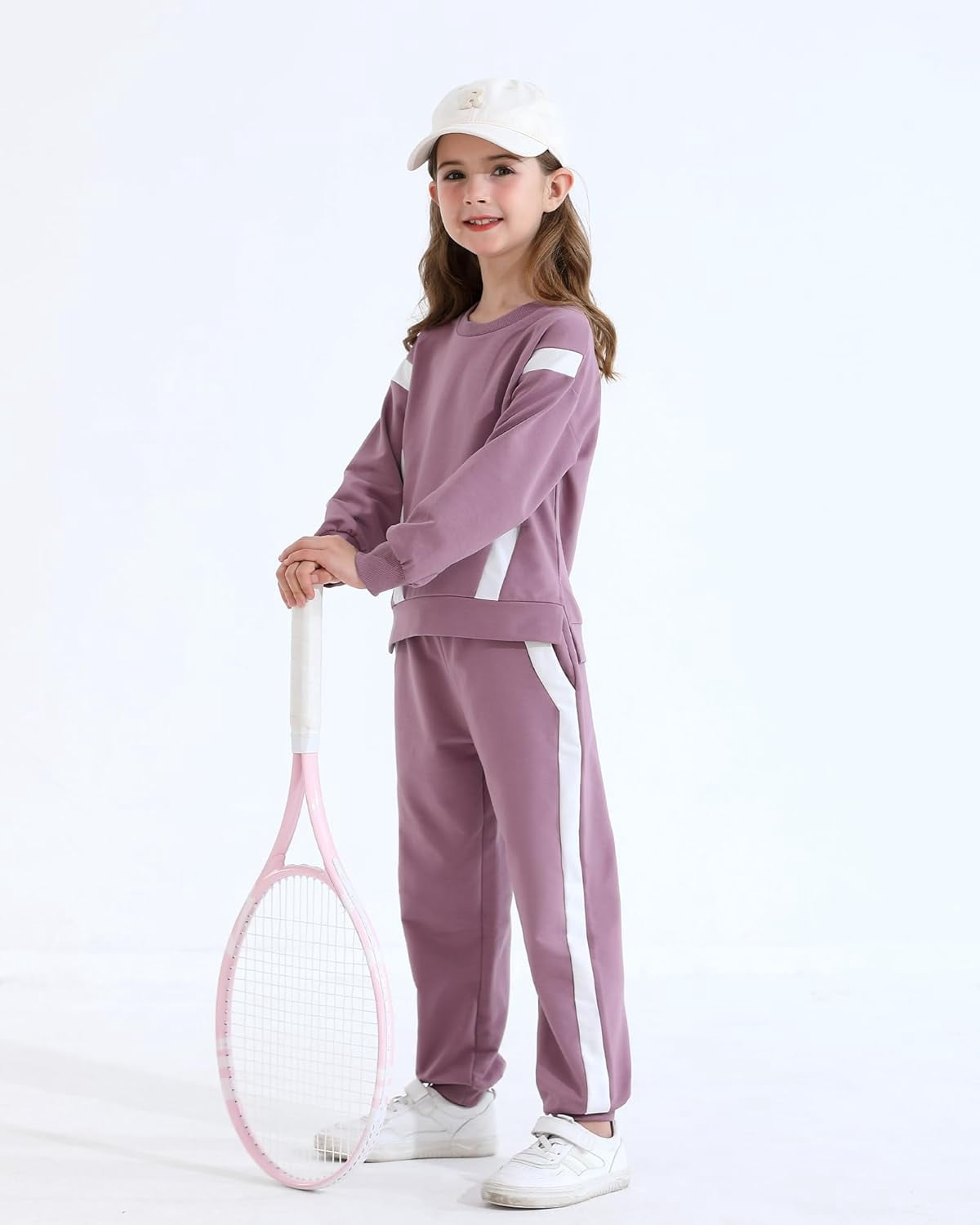 SANMIO Toddler Girl Clothes 2 Piece Outfits Fashion Sweatshirts+Sweatpants Long Sleeve Tracksuit Clothing Set Size 3-8Y